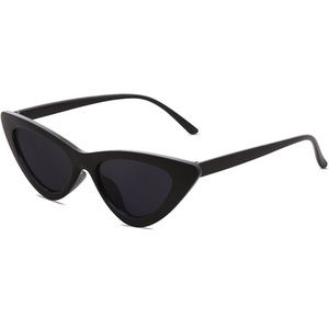 Spexx Black 80s Triangle Sunglasses NWT